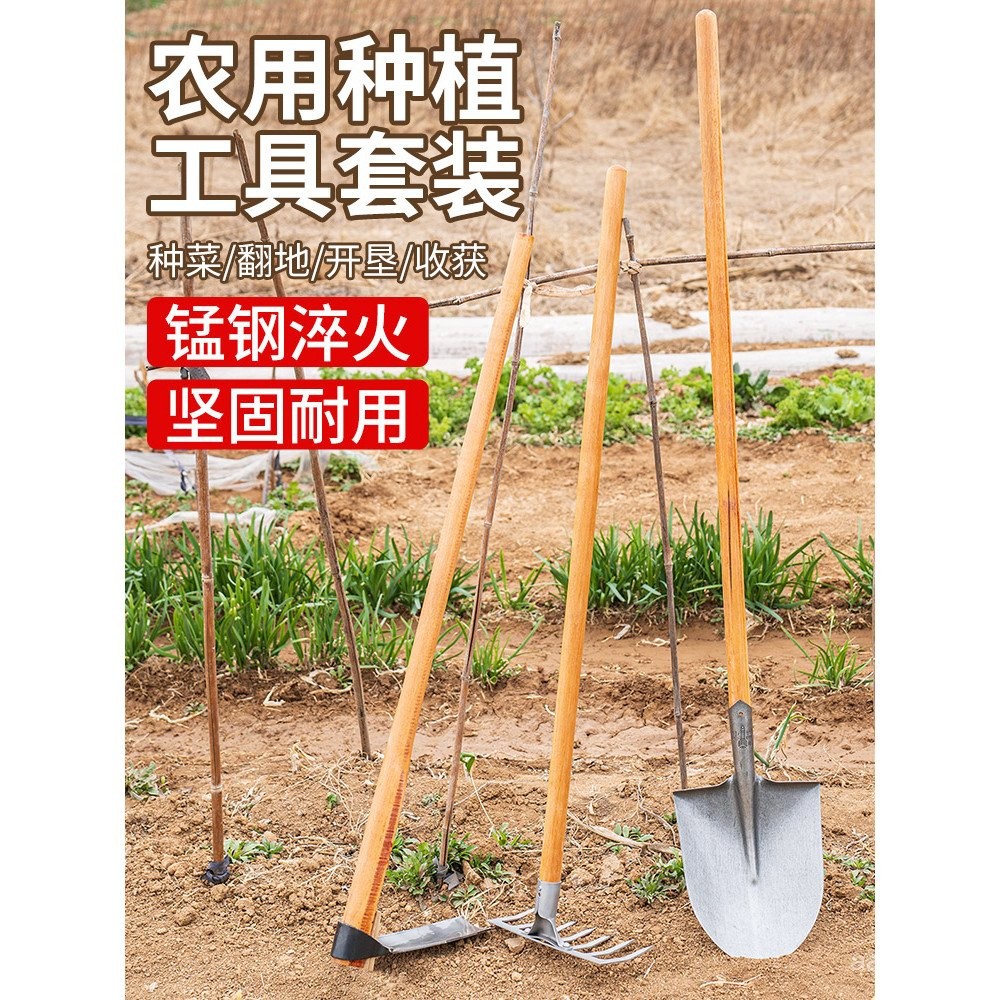 Home Vegetable Planting Three-Piece Set: Soil Loosening and Digging ...