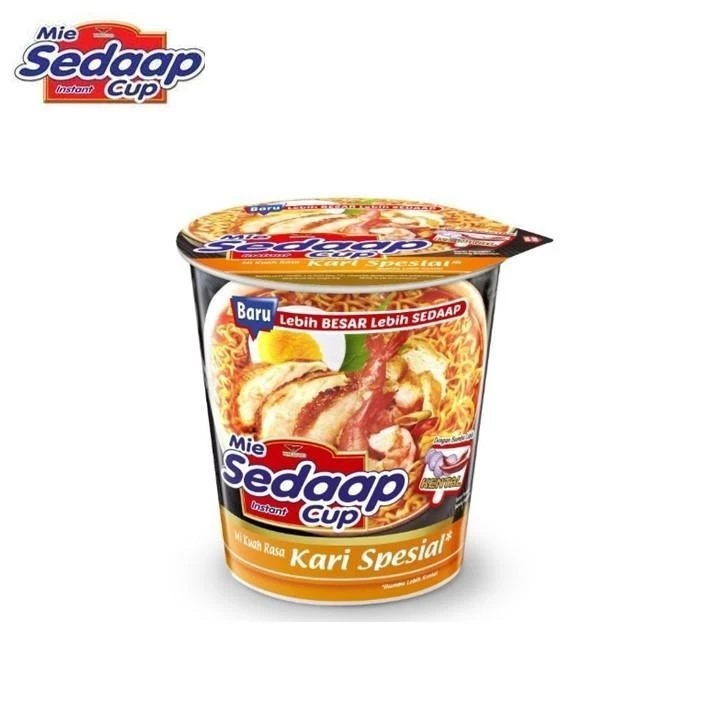Sedaap Mie Instan Cup Kari Spesial 81 gr x3 - Gambar 3