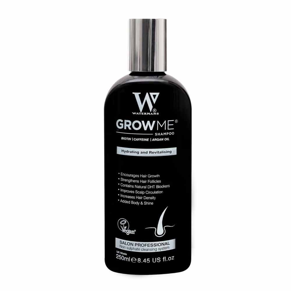 Hair Growth Shampoo Waterman's Sulphate Free Caffeine Biotin Argan Oil ...