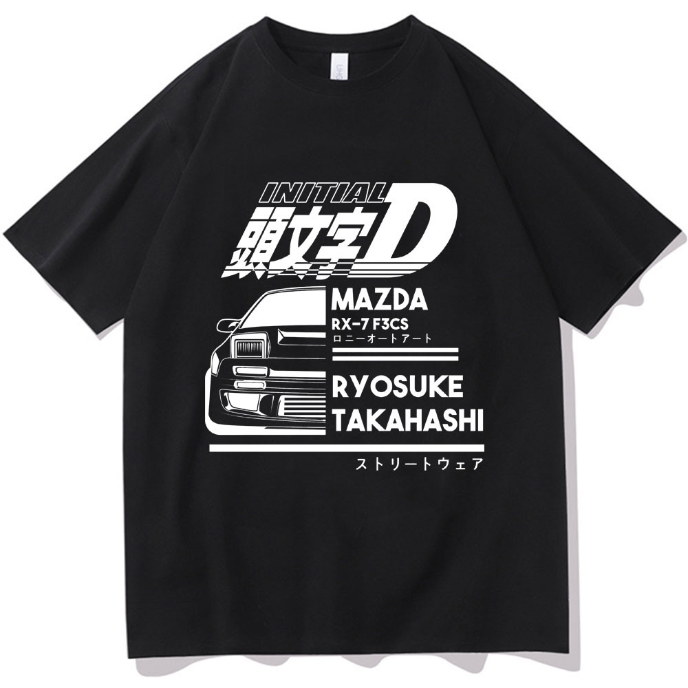 GTR Skyline R34 Retro Design T-Shirt – Men's Cotton Crew Neck, Short Sleeve, Size M