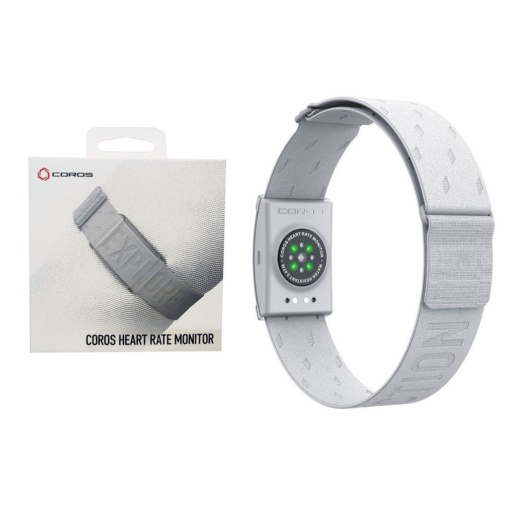 COROS Heart Rate Monitor with Gray Armband (HRM-GRY) - 38 Hours