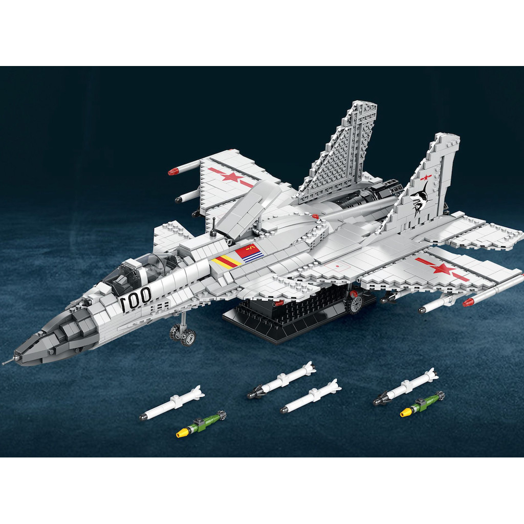 1999PCS MOC J-15 Flying Shark Flanker-D Air Fighter Airplane Model Toy ...