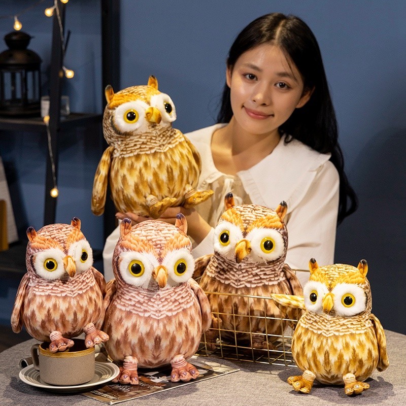 ✨Fast Shipping✨Simulated Owl Doll 20/25cm Owl Plush Toy Home