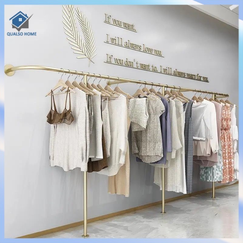 Clothing Store Wall Display Rack Wall Hanging Children's Clothing Side ...