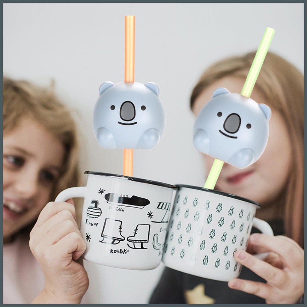 Talking Straw Vocal Talking Singing Straws for Kids Animal Straw with 9 ...