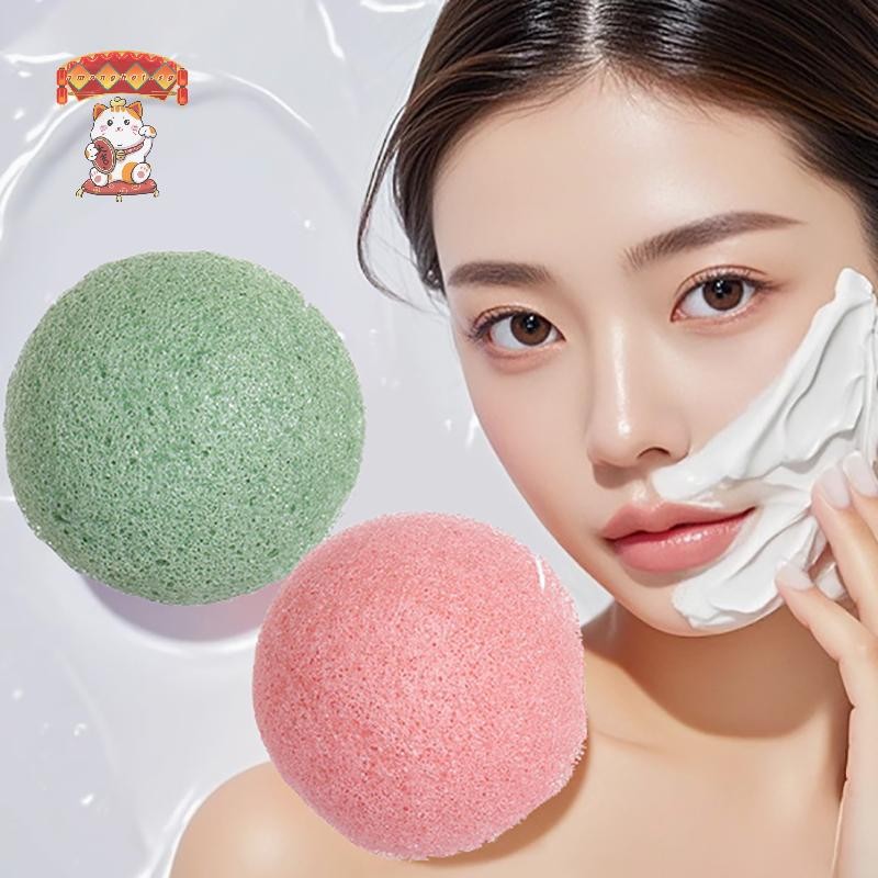 Amonghot> Fiber Material Round Facial Cleansing Exfoliator Face Wash ...