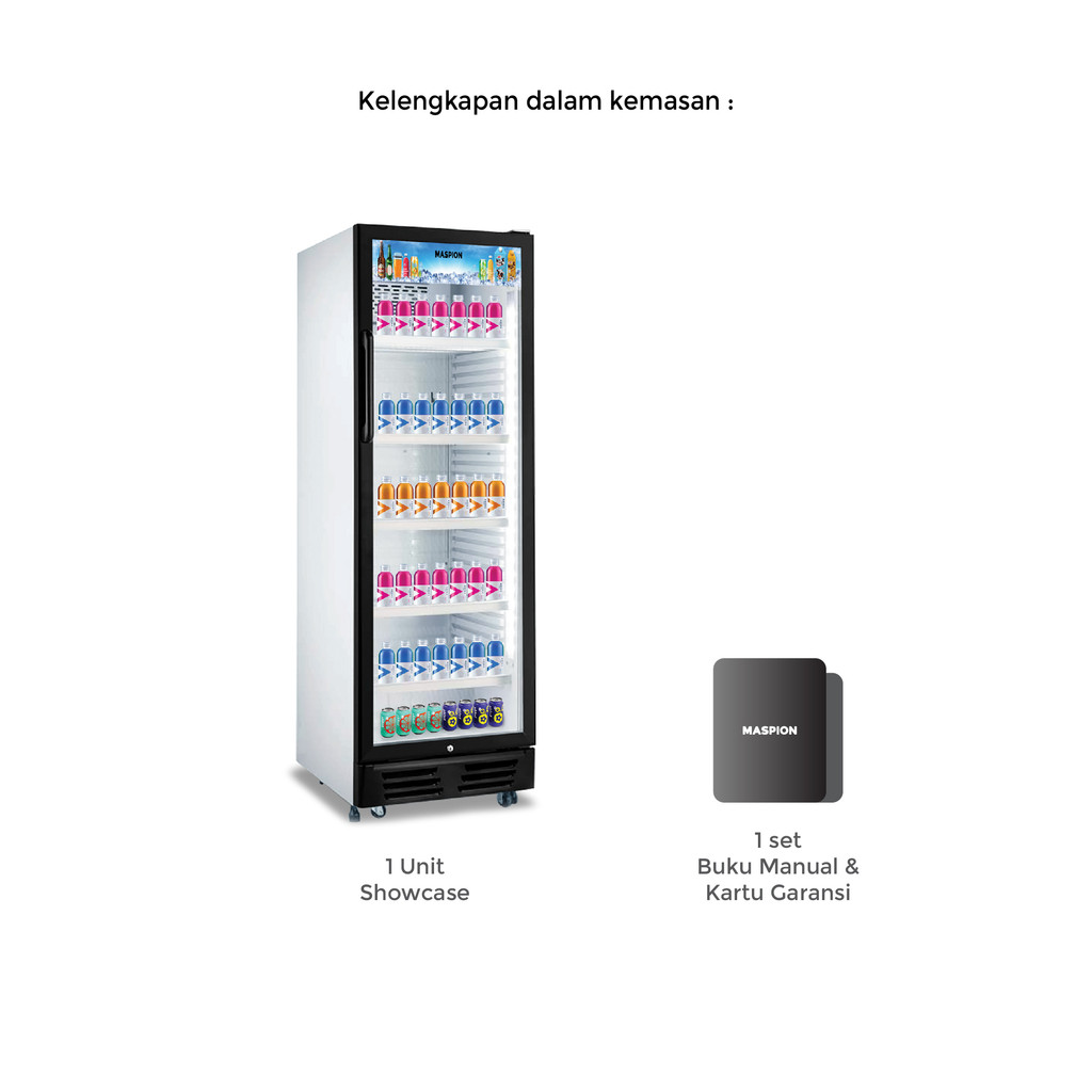 Maspion Lemari Pendingin Showcase 380 Liter MSI-430 - Gambar 4