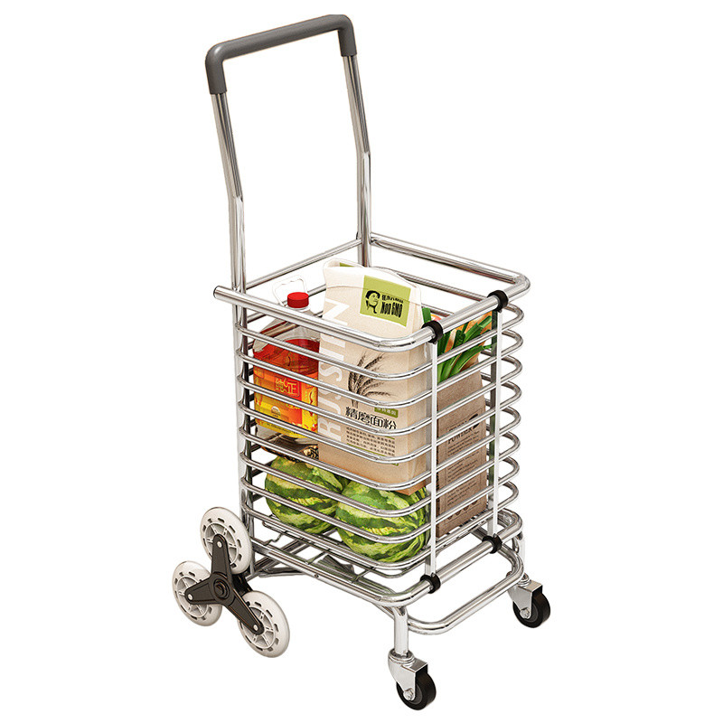 [95%Positive Rate]Foldable Cart with Vegetable Basket, Lightweight ...