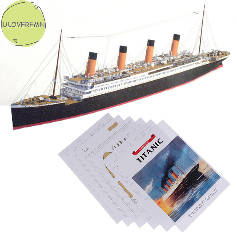 uloveremn 1:400 DIY Handcraft Titanic Ship 3D Paper Model Sets Toys SG ...