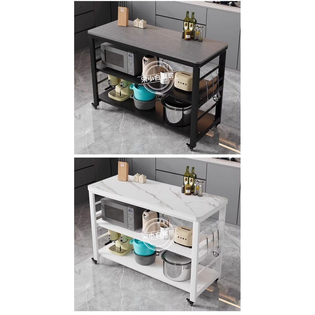 Kitchen Storage Rack Stone Plate Cutting Station Floor Multi-Tier ...