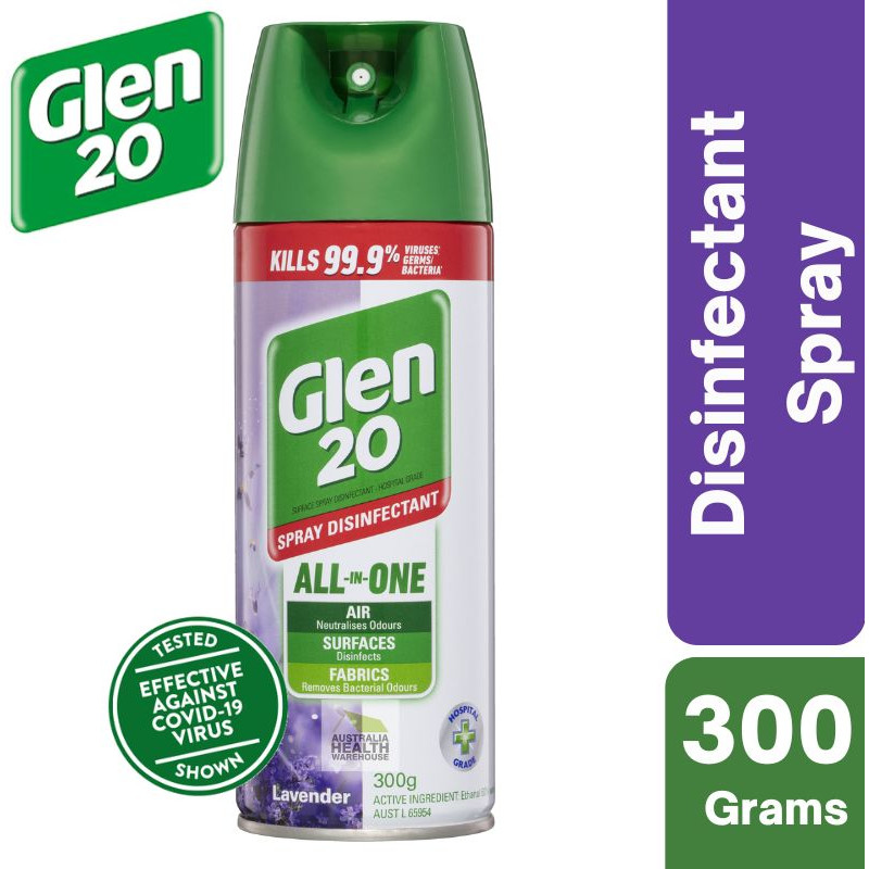 [Expiry 02/2025] Glen 20 Disinfectant Air Freshener Spray Lavender