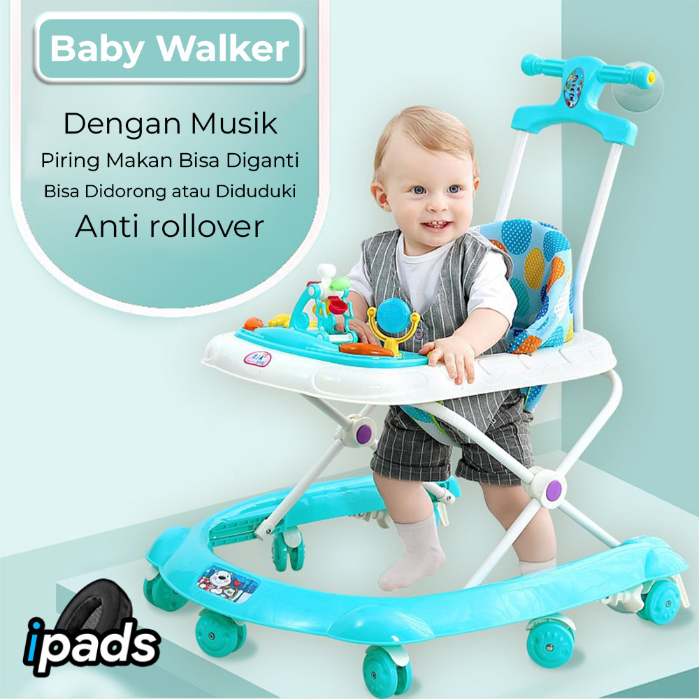 Fold up baby walker sales