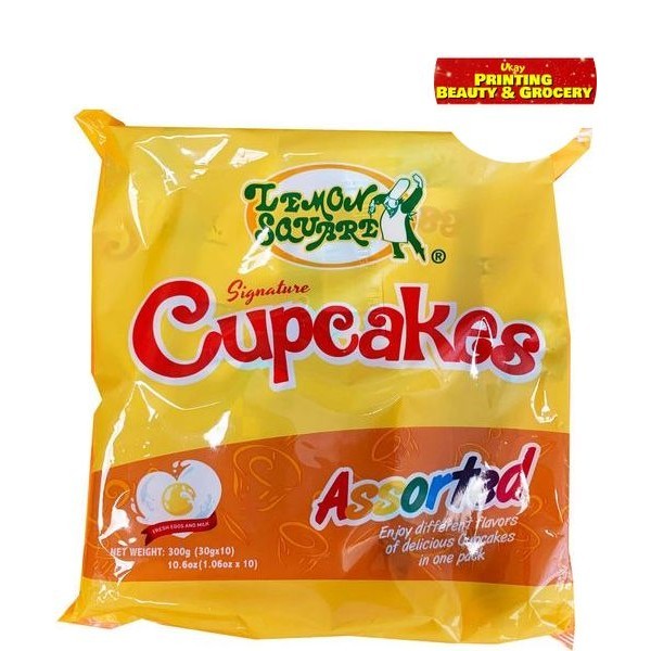 Lemon Square Cupcakes Assorted 300g Filipino Favorite | Shopee Singapore