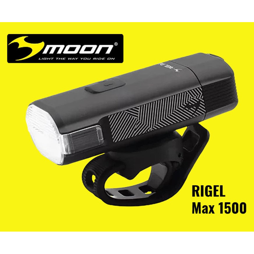 Moon Bike Bicycle Front Light Rigel Max 1500 Lumens | Shopee Singapore