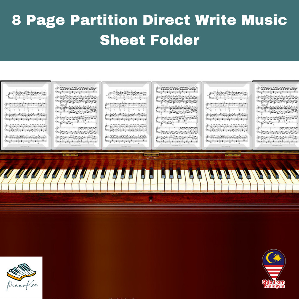 8-page Display Music File Folder A4 Music Partition Piano Score Direct ...