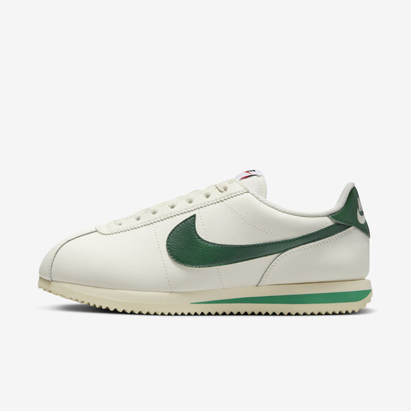Nike W Cortez Women s Casual Shoes Sports Classic Retro Time Forrest Gump Leather Wear Beige Green DN1791 101