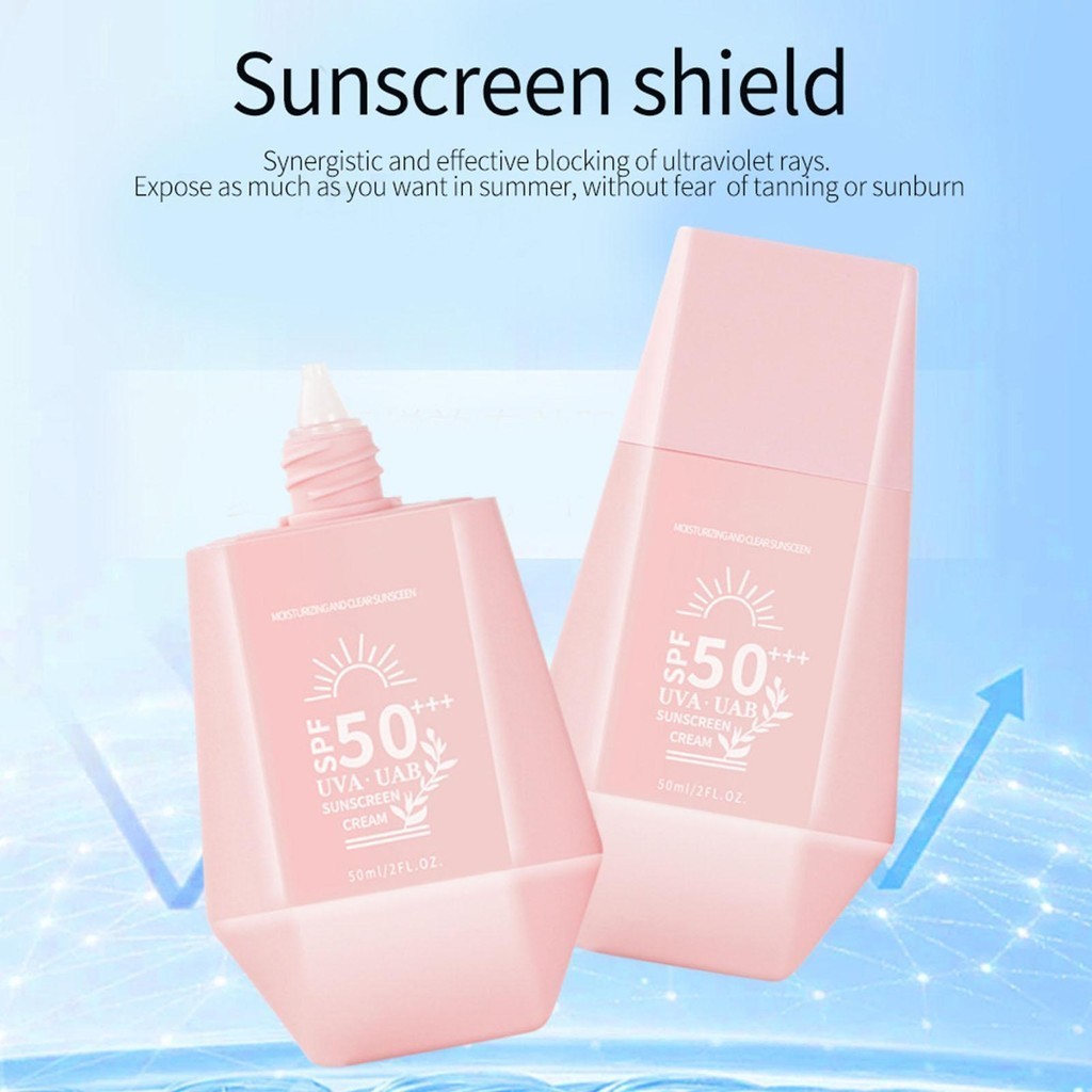 Broad Spectrum Sunscreen Sun Block Makeup Primer SPF 50 Nourishing