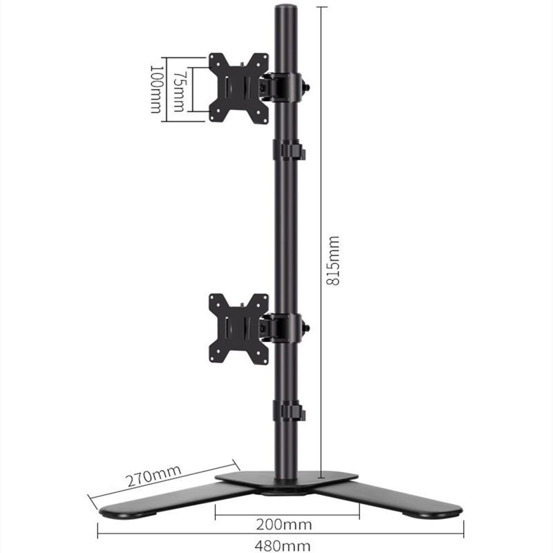 Dual Monitor Desk Mount, Fully Adjustable Dual Monitor Arm for 2 ...