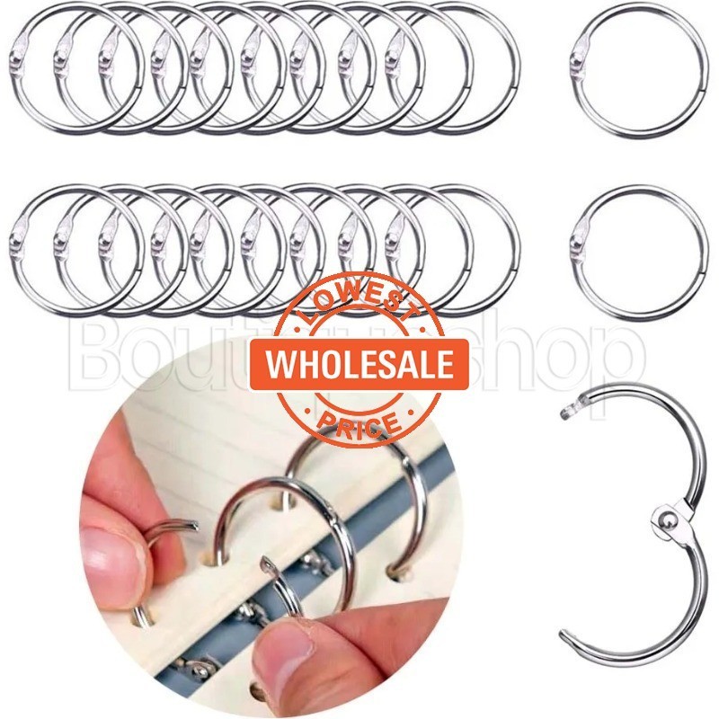 [ Wholesale Prices ] Loose Leaf Circles Rings - Notebook Hoop - Binder ...