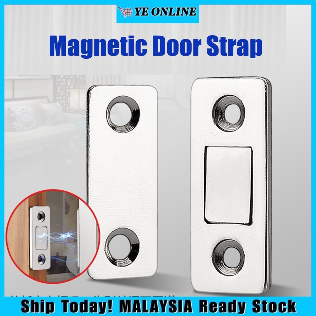 Strong Magnet Cabinet Door Concealed Hidden Wardrobe Lock Catch Ultra ...