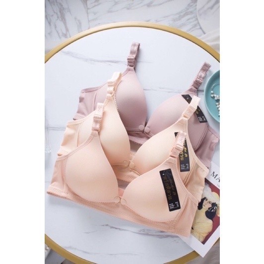 Thai ventilated maternity/butter bra without underwire, open buttons ...