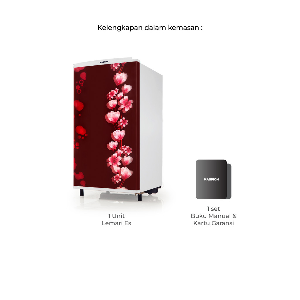 Maspion Kulkas Refrigerator Lemari ES 168 Liter URG-168 FM RP - Gambar 3