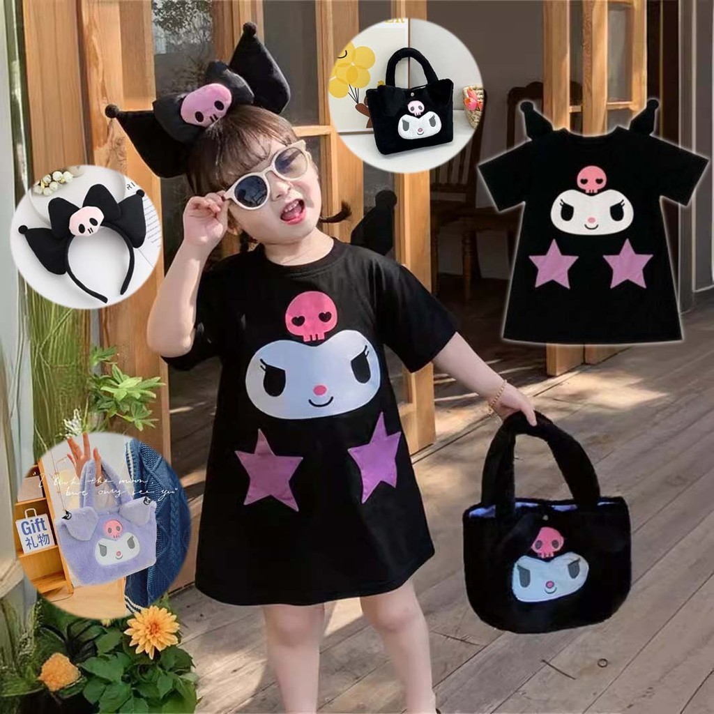 Kuromi Dress for Kids Girl 1 2 3 4 5 6 7 8 Years Old Girls Cute Kuromi ...