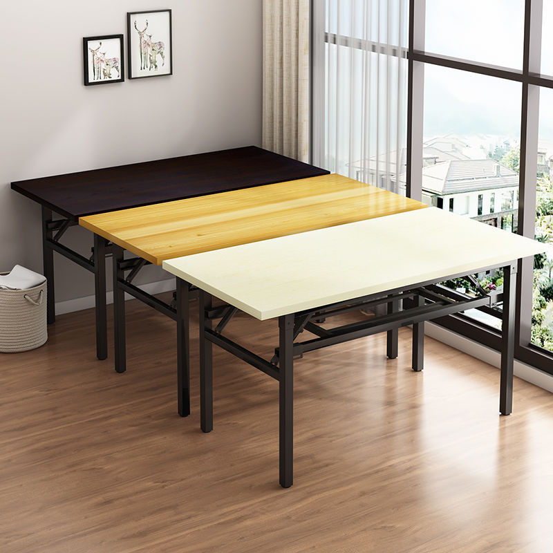 Household Folding Table Training Desk Desk Small Apartment Dining Table ...