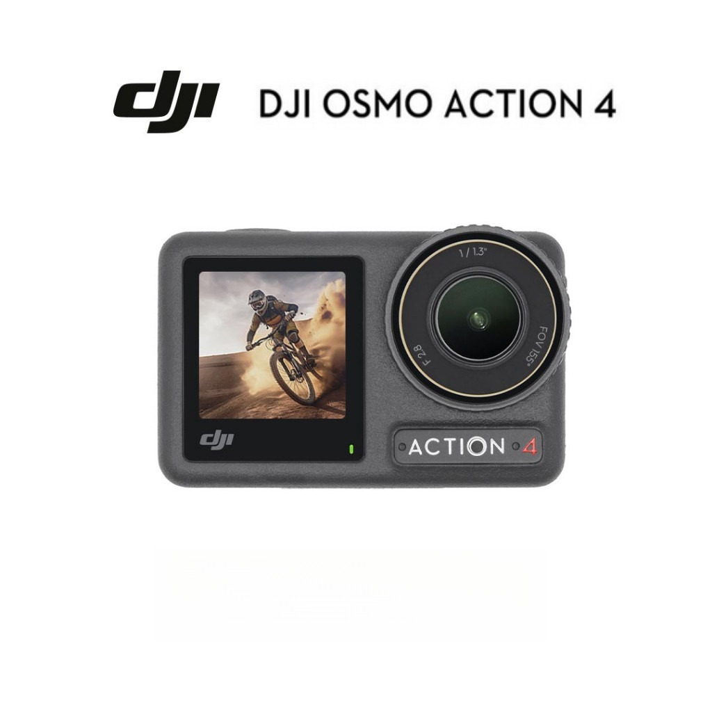 DJI Osmo Action 4 Lingmou Sports Camera, Motorcycle Mountainous Road