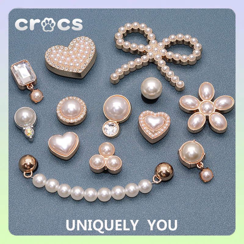 CRXX JlBT1 Metal pearl chain Shoes Accessories CRXX charm Shoes