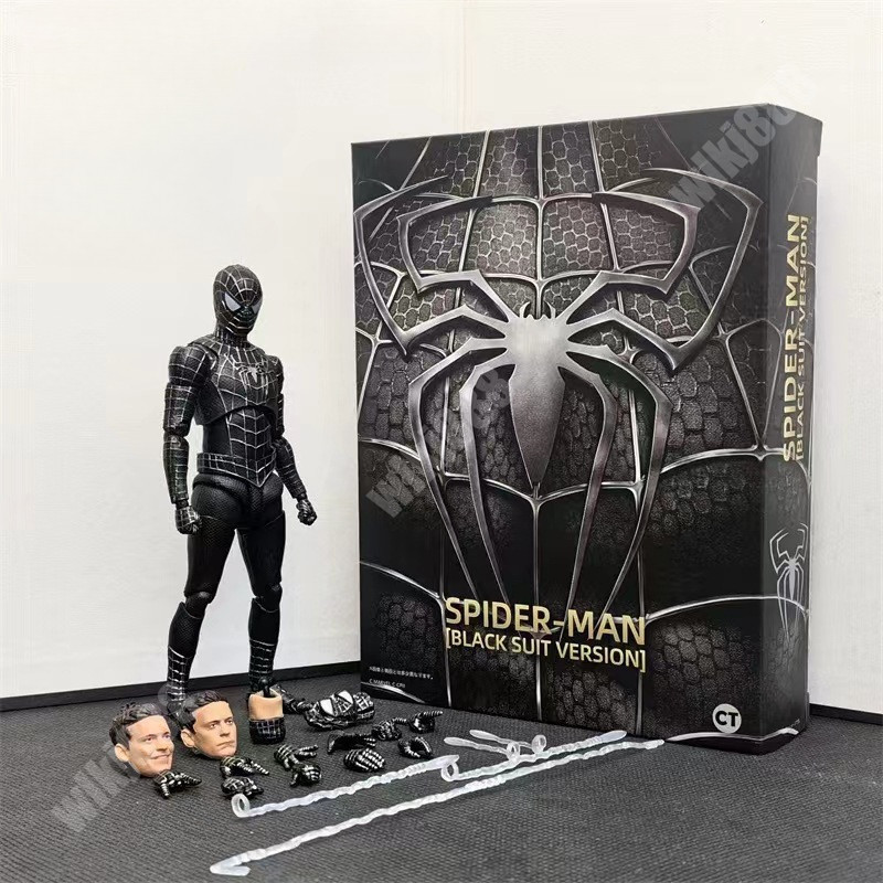 Marvel The Amazing Spider Man Action Figure MAFEX 147 Black
