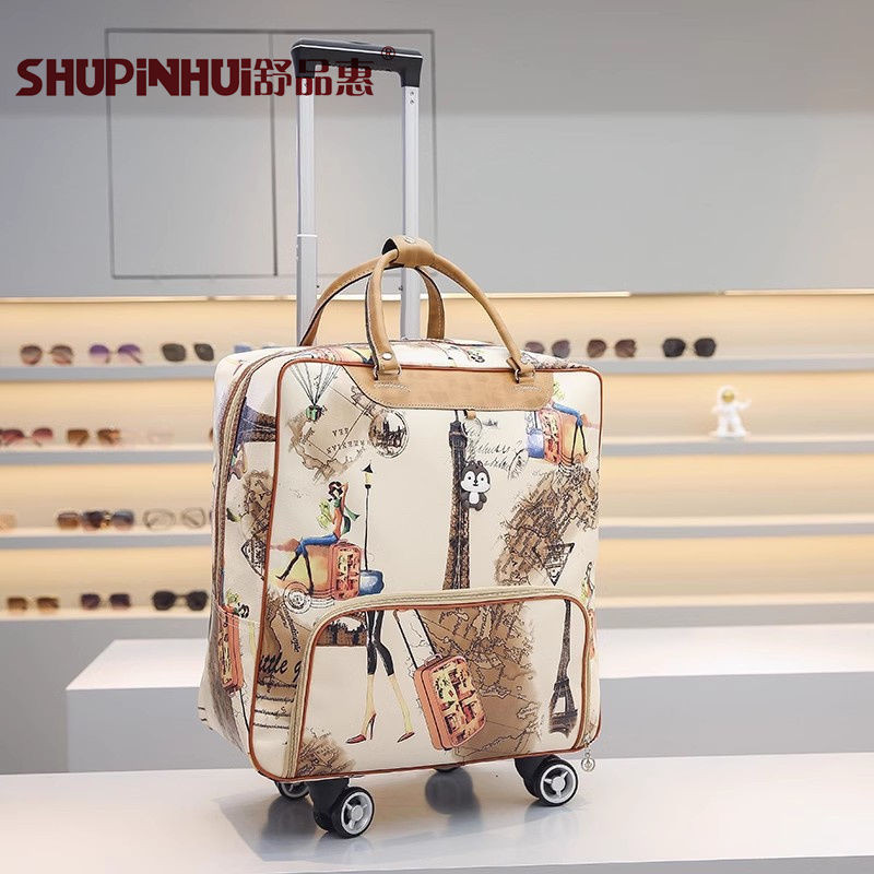 2024 New Style Ready Stock Fast Shipping Trolley Bag Female Lightweight