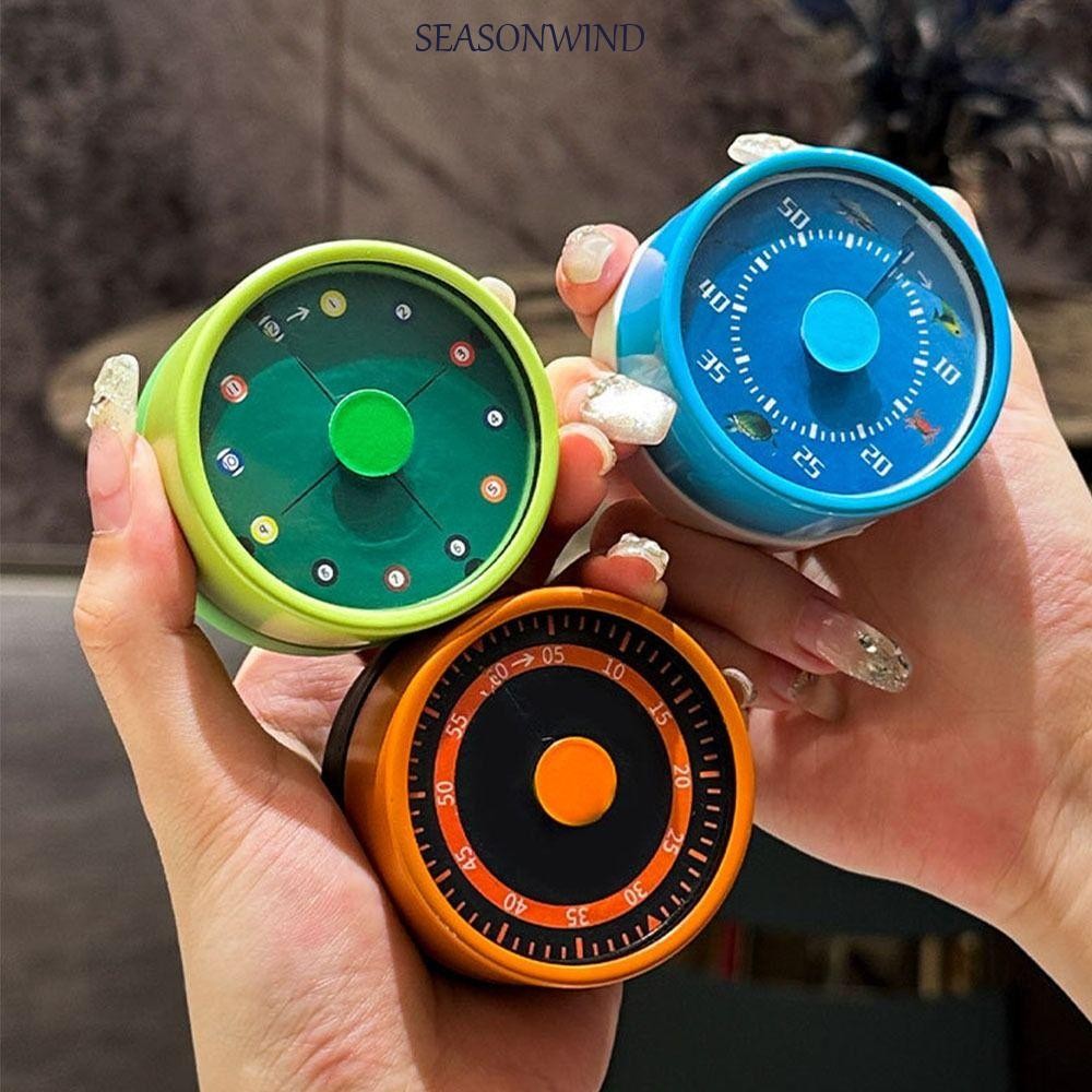 SEASONWIND Mechanical Visual Timer, with Magnetic Suction 60-Minute ...