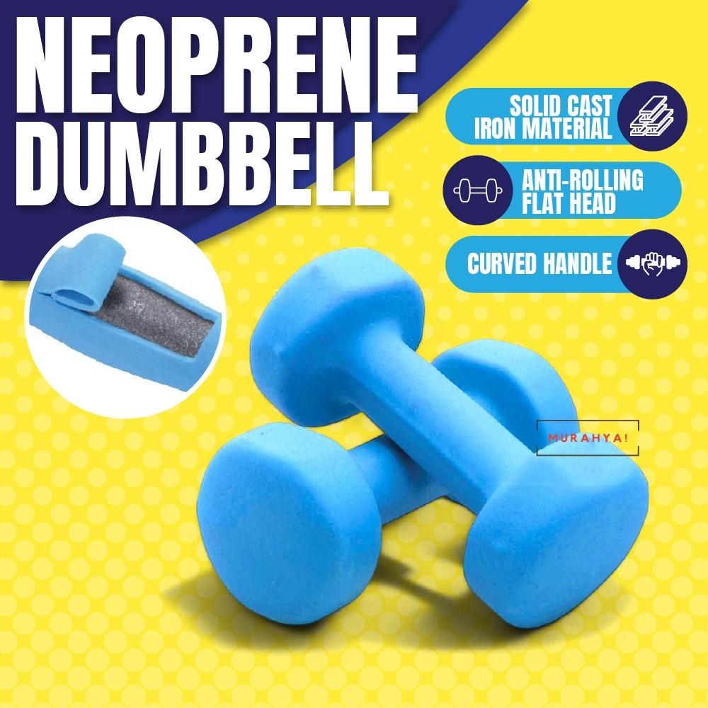 Dumbbell Set Dumbbell 0.5/1/1.5/2/2.5/3 Kg Small Mini Neoprene Light ...