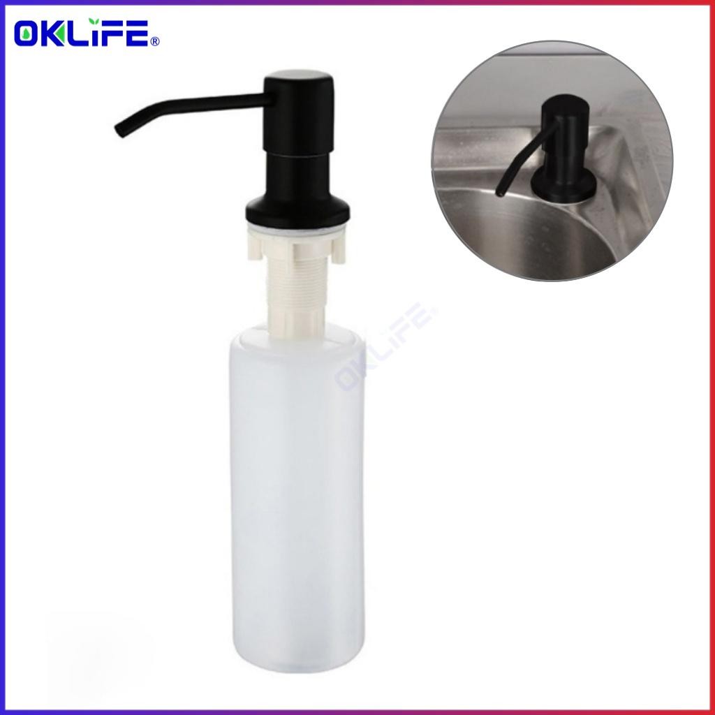SUS304 Stainless Steel Liquid Soap Dispenser Bracket Extension Tube Kit Kitchen Sink Washer Dispenser view 10