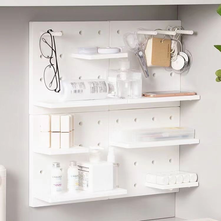 Home Free Punch Wall Wire-Wrap Board Storage Rack Student Dorm ...