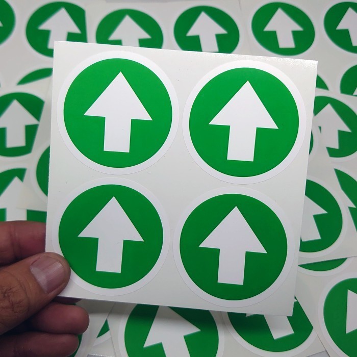 Vinyl Sticker Arrow Directions Arrow Sticker 5cm (4Pcs/Sheet) | Shopee ...
