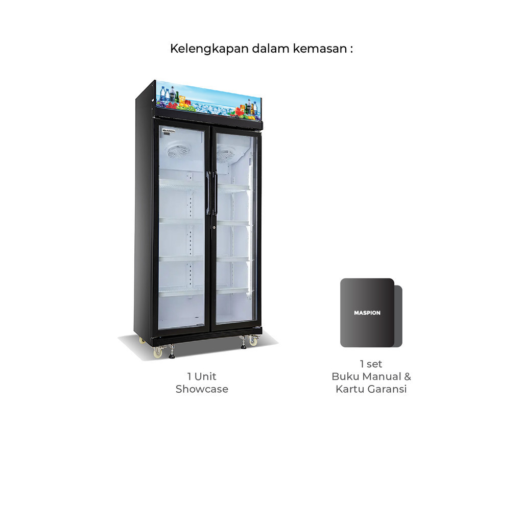 Maspion Lemari Pendingin Showcase 600 Liter USG-600 - Gambar 4