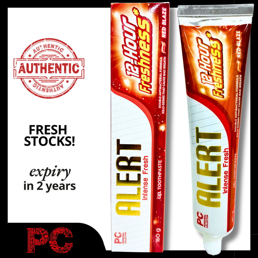 Alert Intense Fresh Toothpaste Red Blaze 160g by PC Personal Collection ...