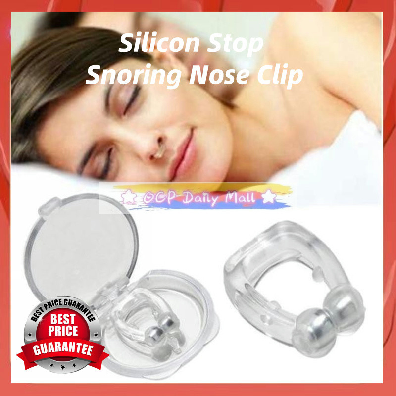 Silicon Stop Snoring Nose Clip Magnet Anti Snore Sleep Aid Device Night ...