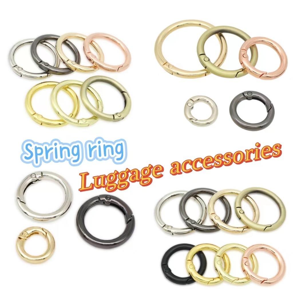 Zinc Alloy Spring Ring Dog Buckle Keychain Luggage Hardware Metal ...