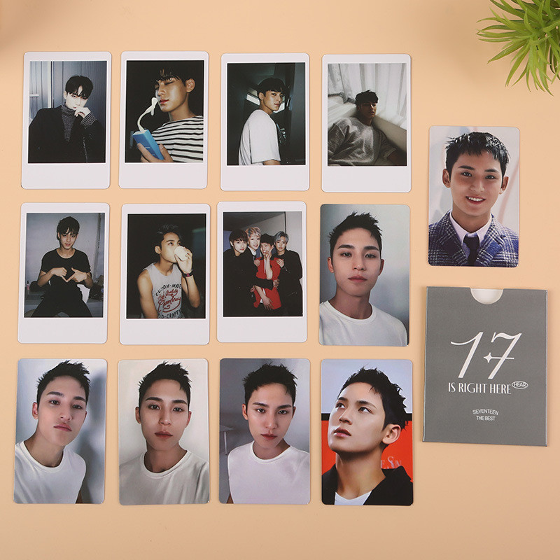 New Kpop Idol SEVENTEEN Album 17 IS RIGHT HERE Photocard Fans