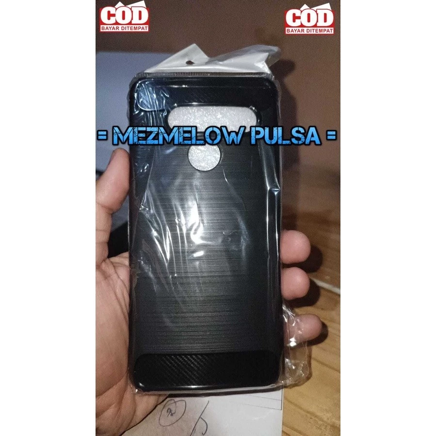 Caseng Casing Carbon Softcase Fiber Carbon Caseng LG K61 / LG Q61 - Gambar 2