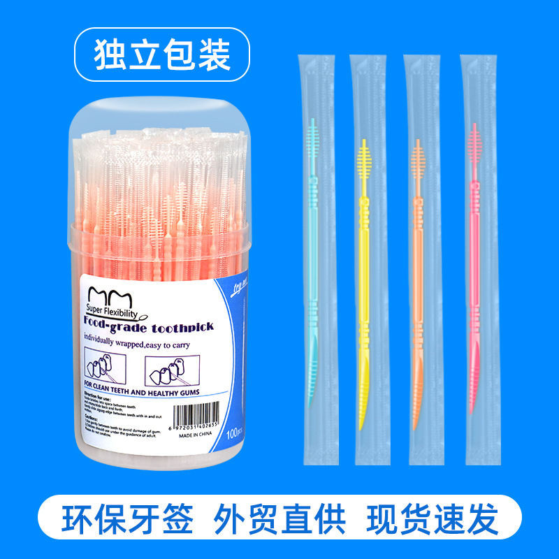 【现货】Toothpicks Disposable Double-Headed Toothpicks Individually ...