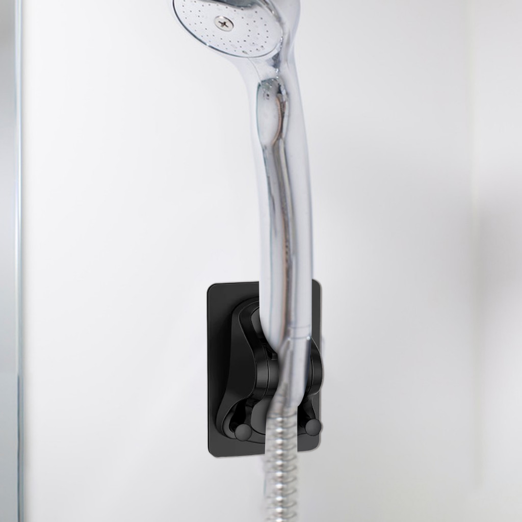 No Drill Shower Head Bracket Nonslip Shower Head Holder Adjustable Self Adhesive Shower Head