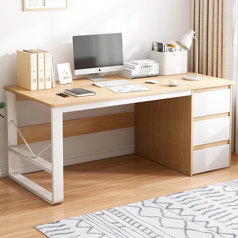 Computer Desk Desktop Home Desk with Drawer Desk Student Writing Desk ...