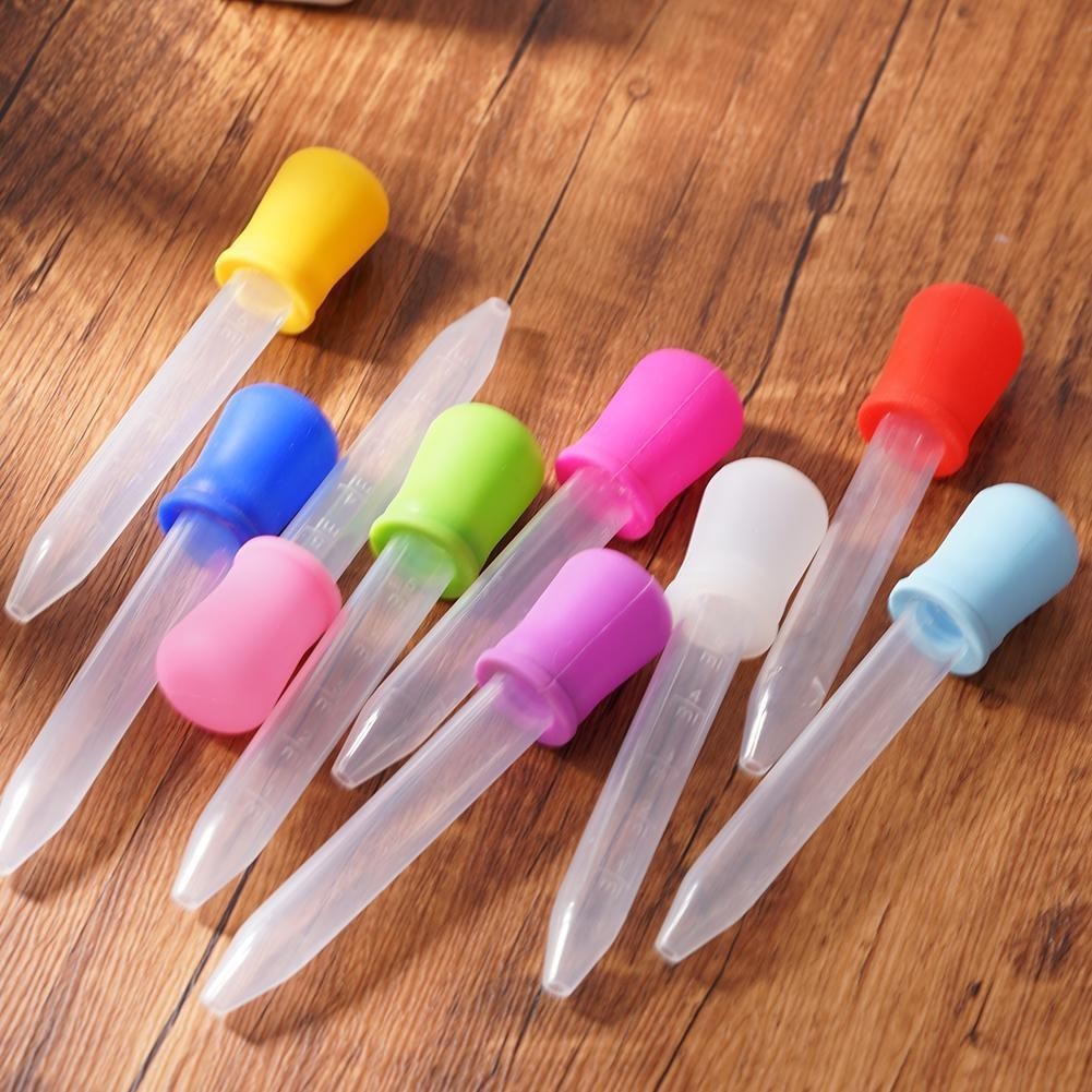 Clear Plastic Silicone Pipette Dropper Syringe For Child Feeding 5ml ...