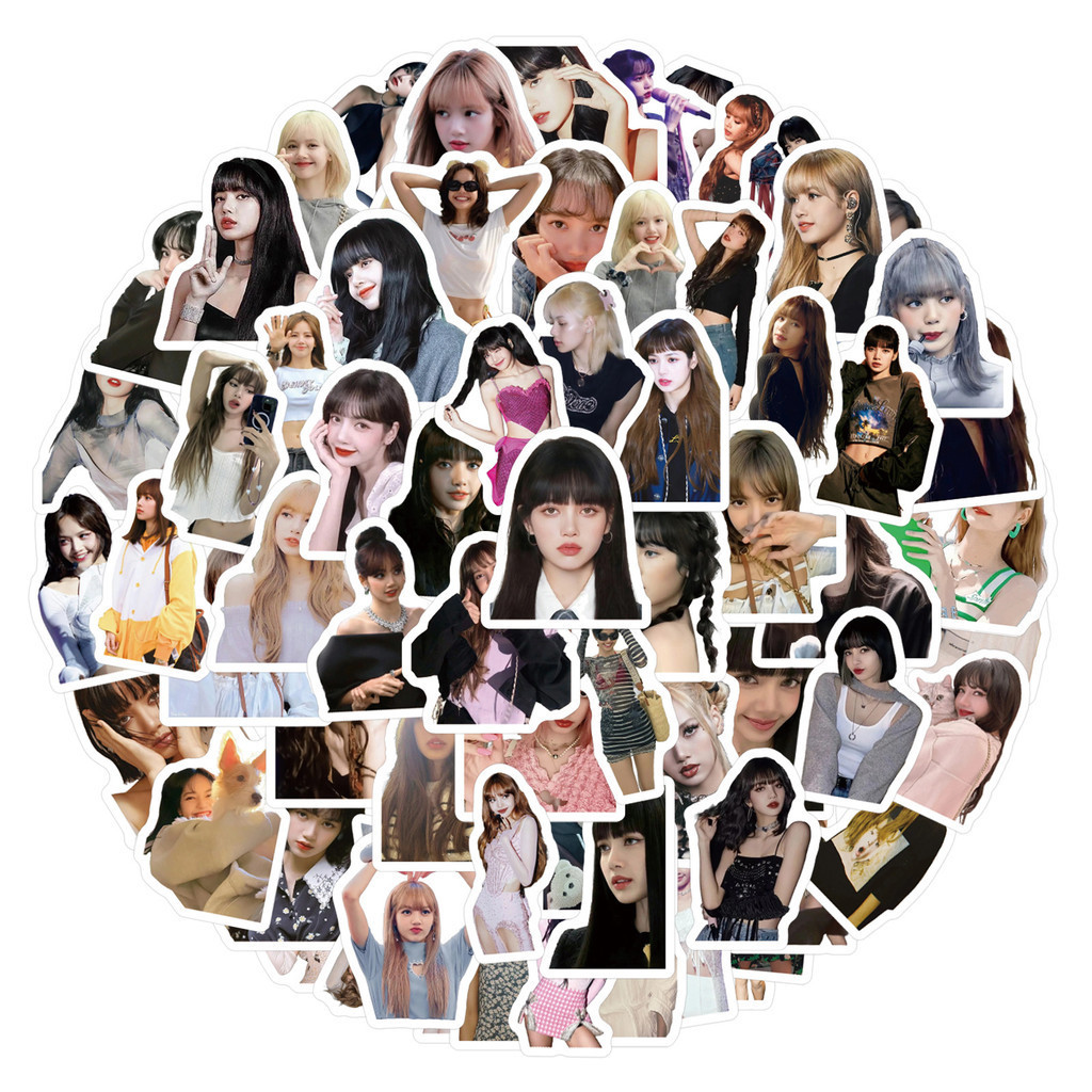 100PCS New Style BLACKPINK Lisa New Graffiti Stickers for Helmet ...