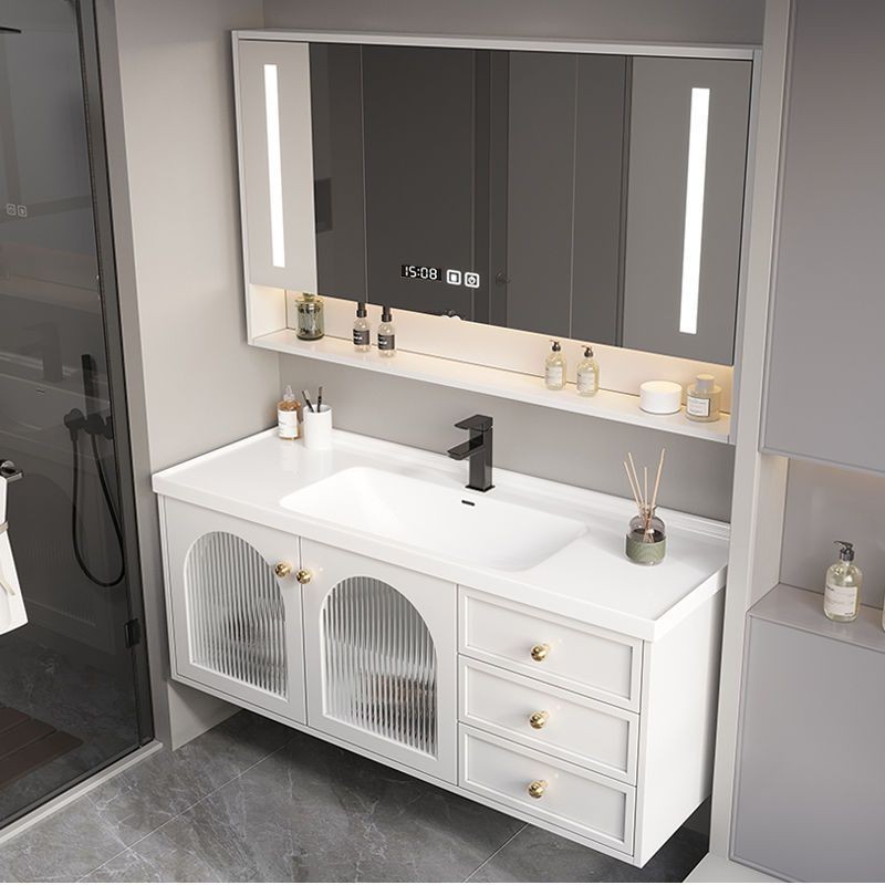 Vanity cabinet Bathroom Vanity Cabinet Set Mirror Cabinet Set with ...