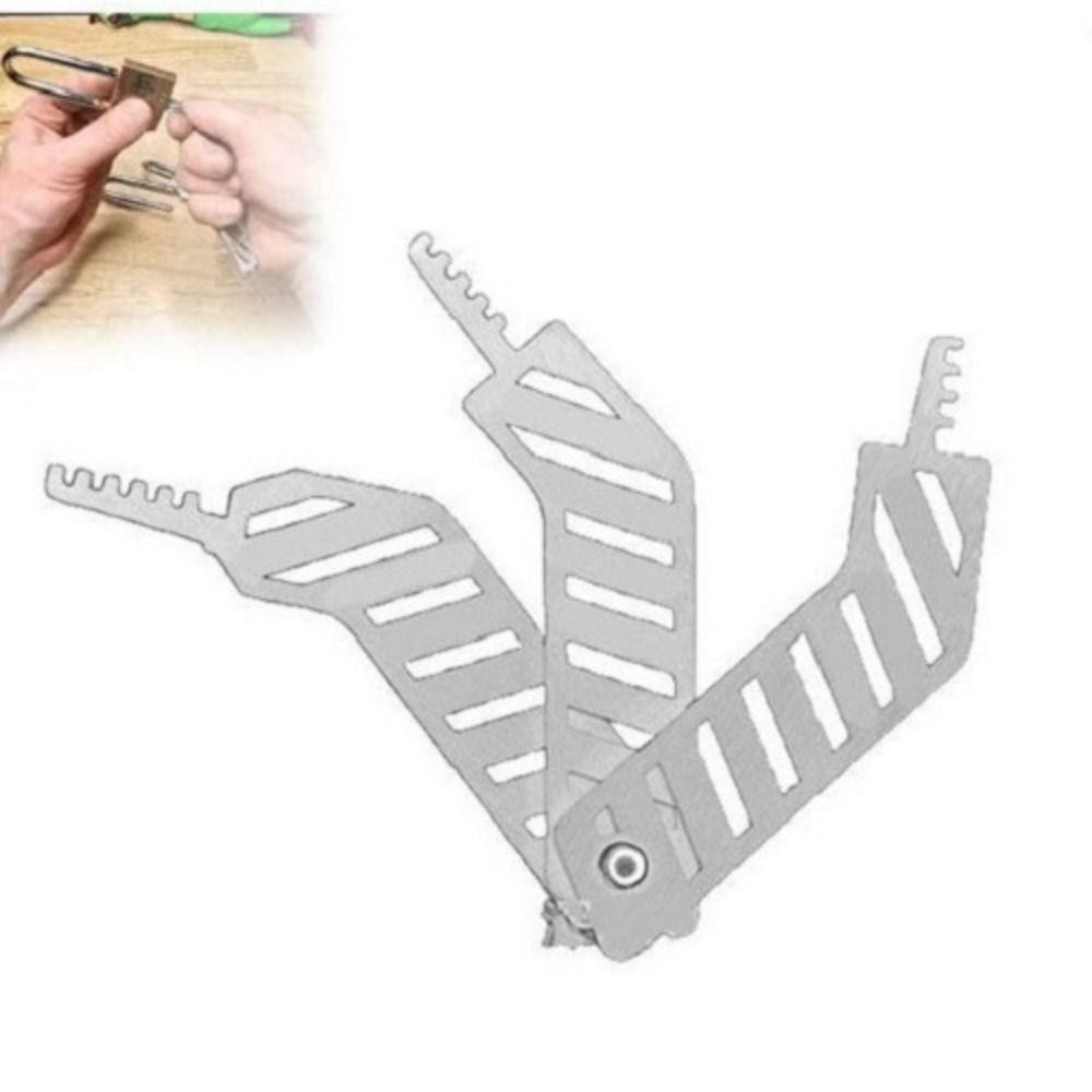 SHIGONG 3Pcs/Set Combs Covert Instruments, Portable Stainless Steel ...